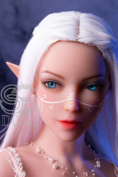 白髪エルフ耳 リアルドール