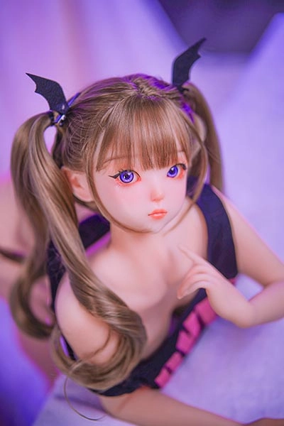 満月人形 小叽 シリコン製 美乳 ツインテール セックスドール