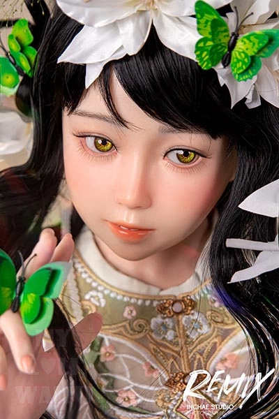  かわいい セックスドール #66 贫乳 花の精霊リアルドール 127cm 等身大 ダッチワイフ人形