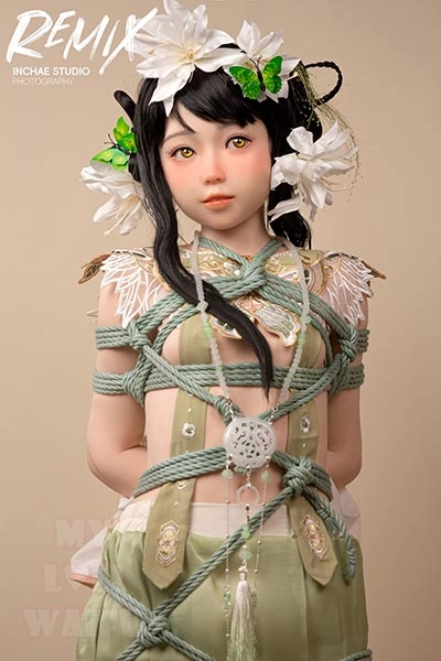  かわいい セックスドール #66 贫乳 花の精霊リアルドール 127cm 等身大 ダッチワイフ人形