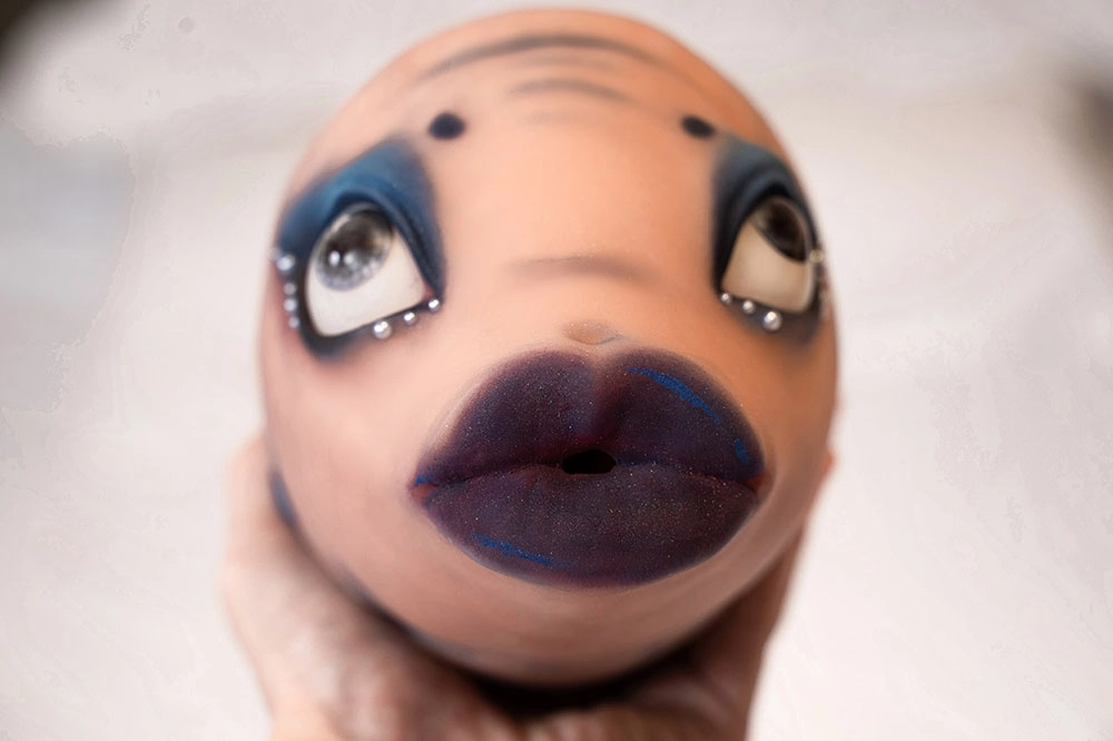 38cm 魚の頭型オナホール