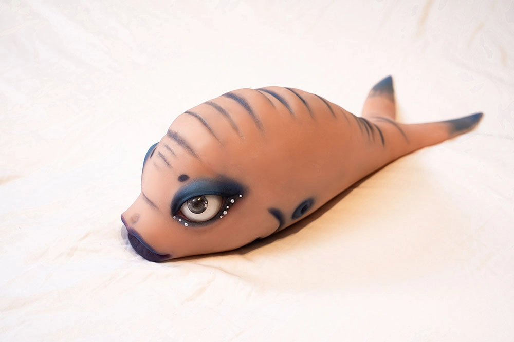 38cm 魚の頭型オナホール